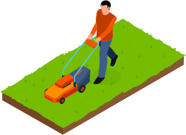 all-electric lawn mowing